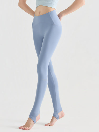 N66LYCRA®素材 Yゾーンフリー ローライズ 美脚 美尻トレンカレギンス